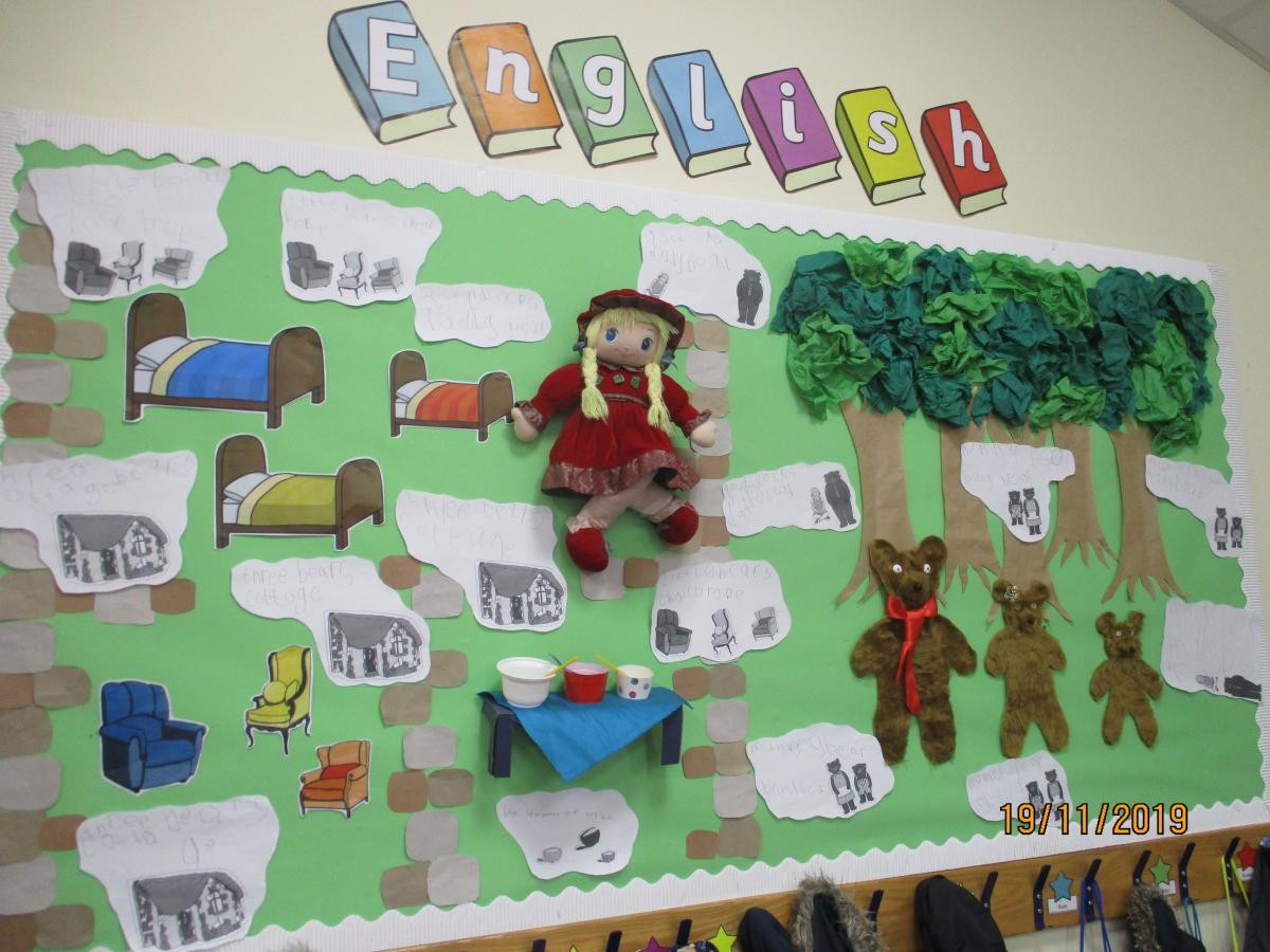 Dewey Class have been reading Goldilocks and the Three Bears.