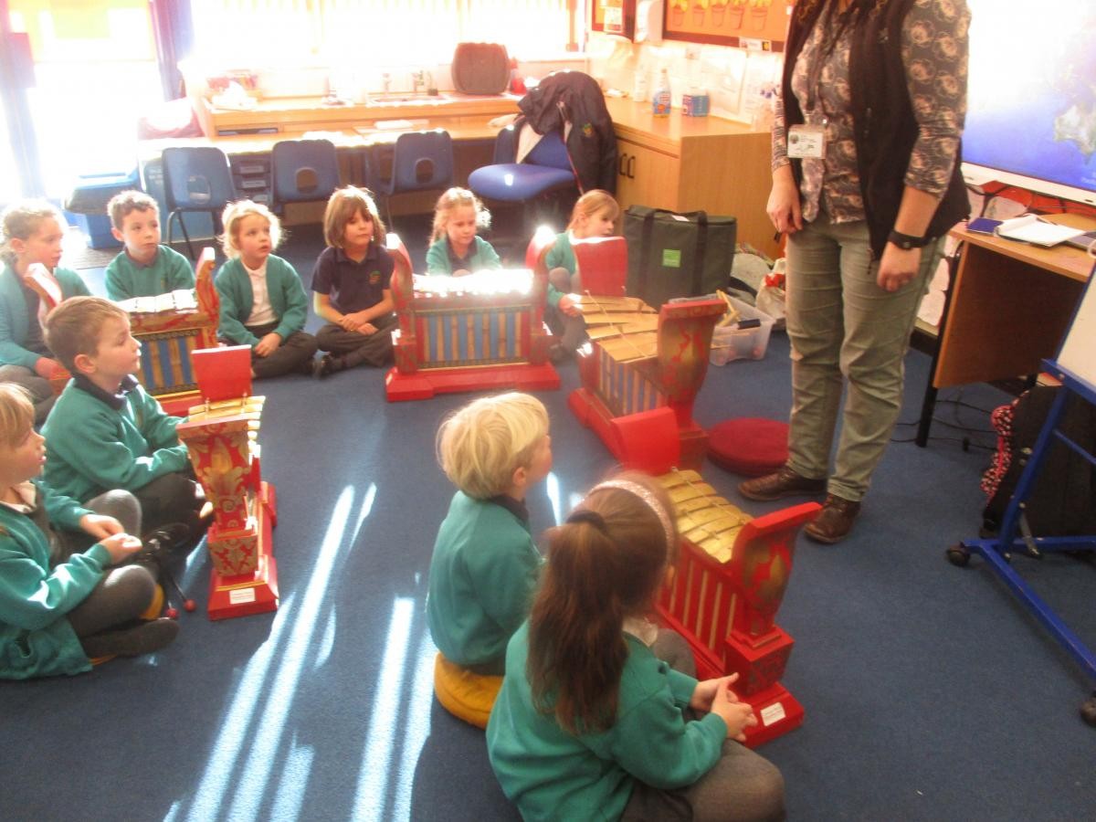 This term we are learning to play the Gamelan.
