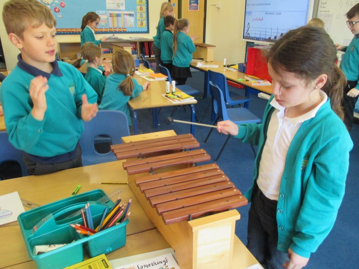 We learnt about Chinese music and created our own short compositions using the pentatonic scale of C Major.