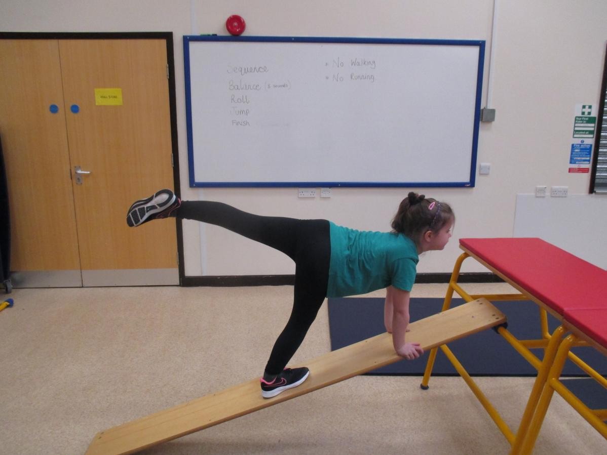 Loveny Class in gymnastics.