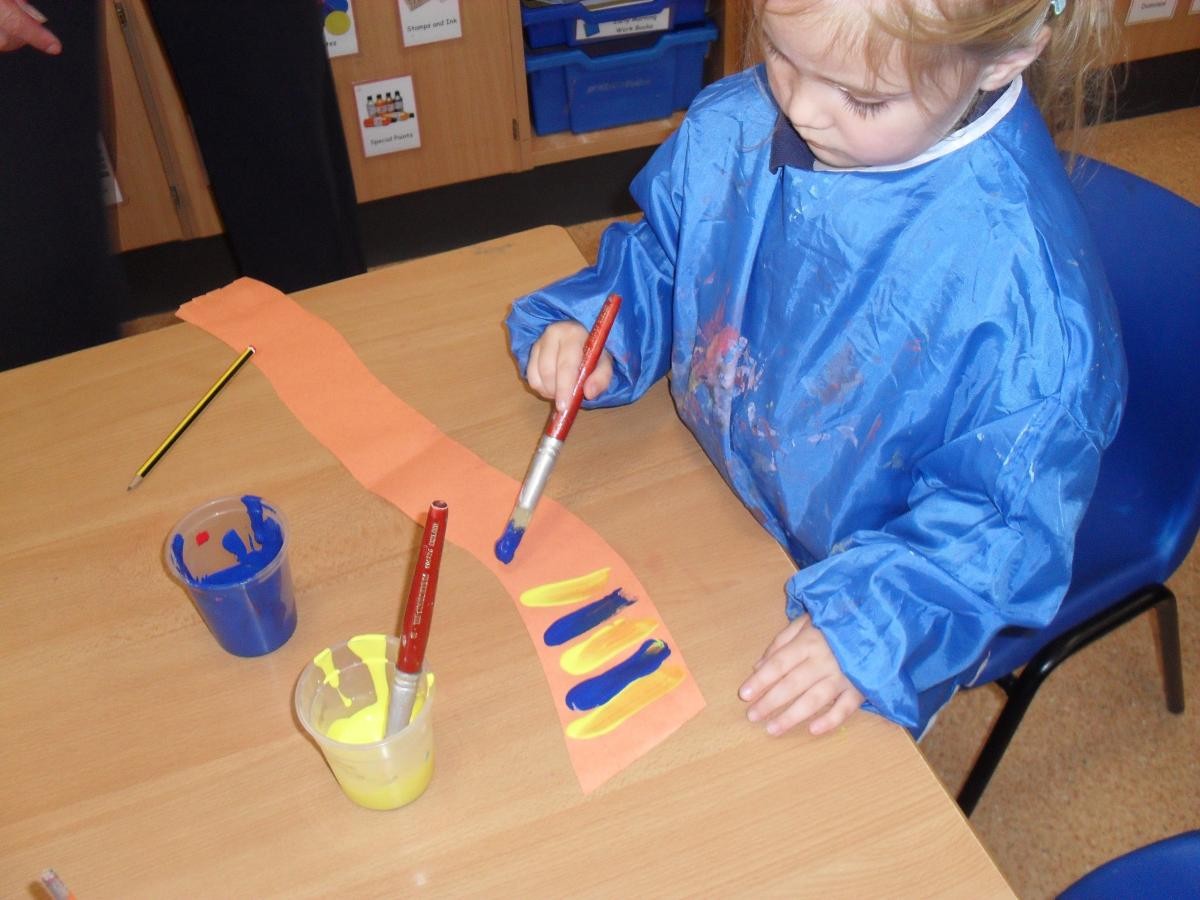 We added repeating patterns to the scarves...