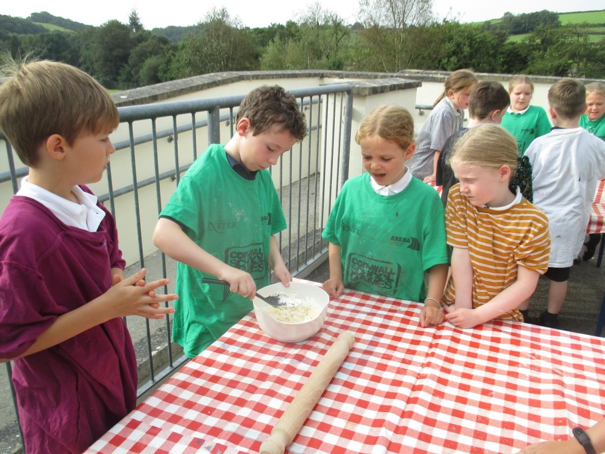 It was fun mixing the ingredients.