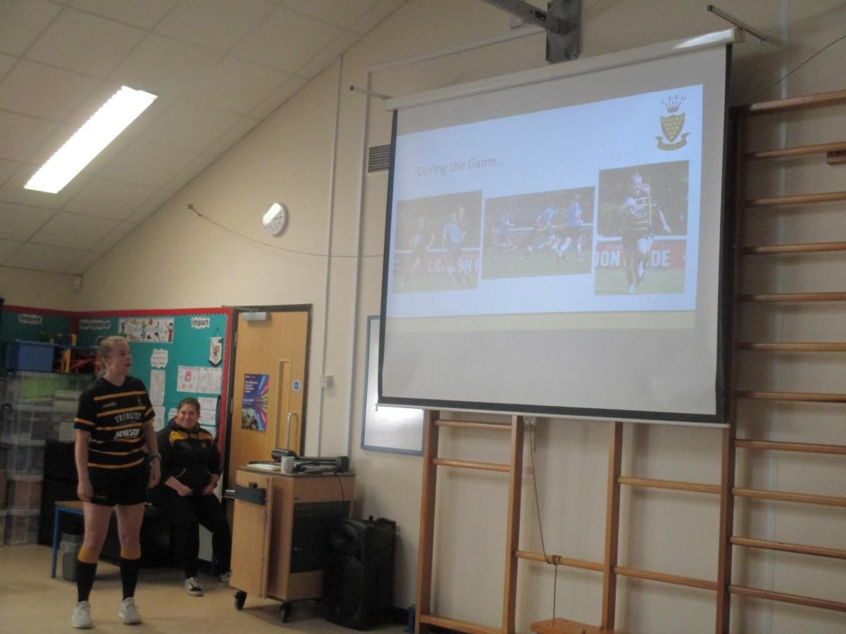 She came in to tell us all about her experience. 