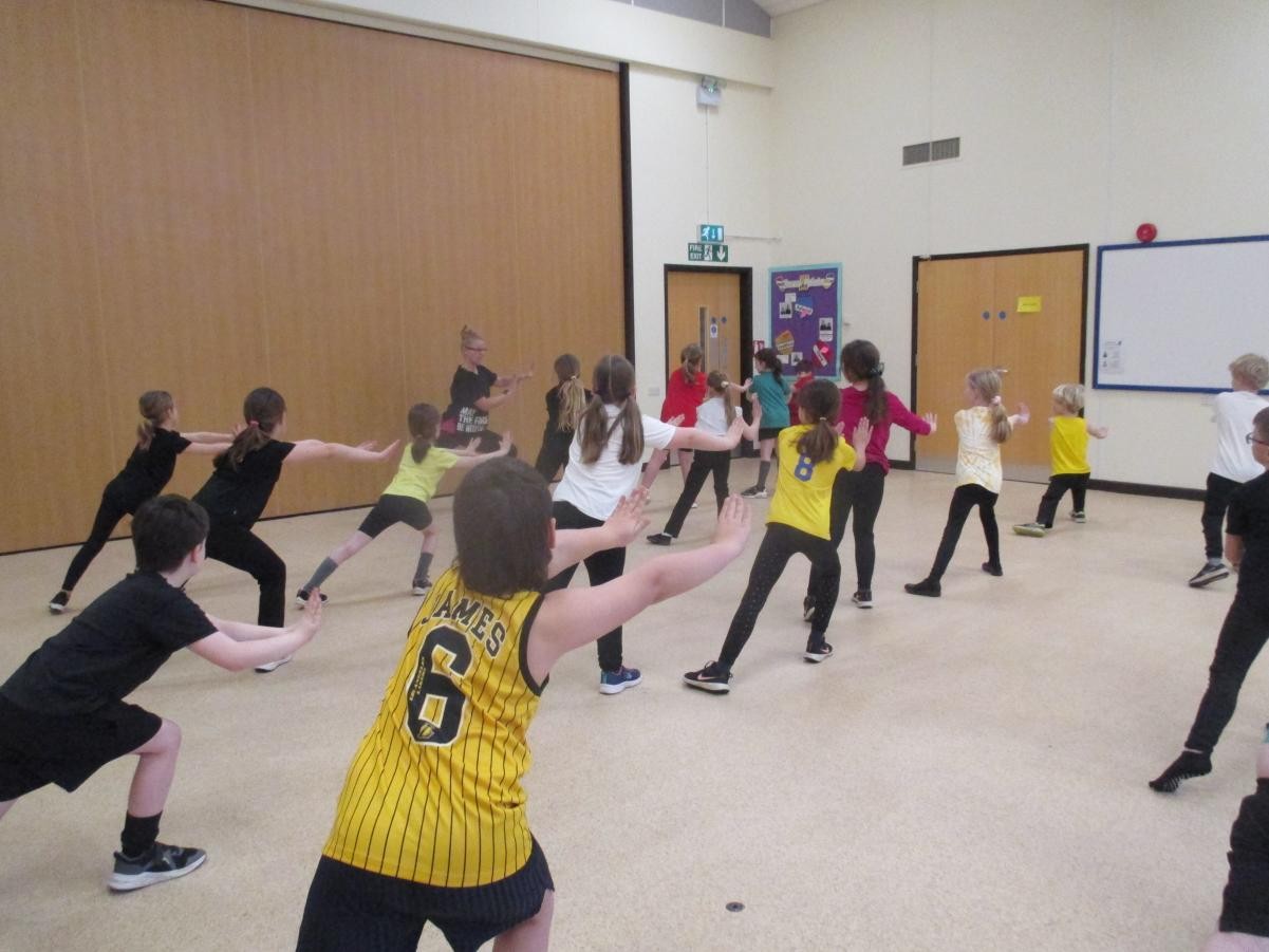 We worked on powerful moves.