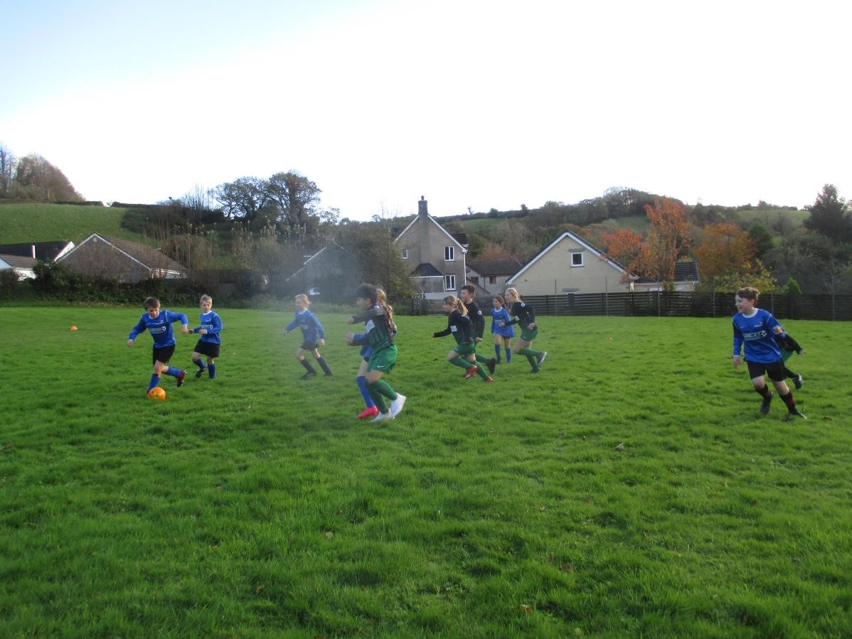 All of Fowey class competed in the Y5/6 football tournament with two other schools.