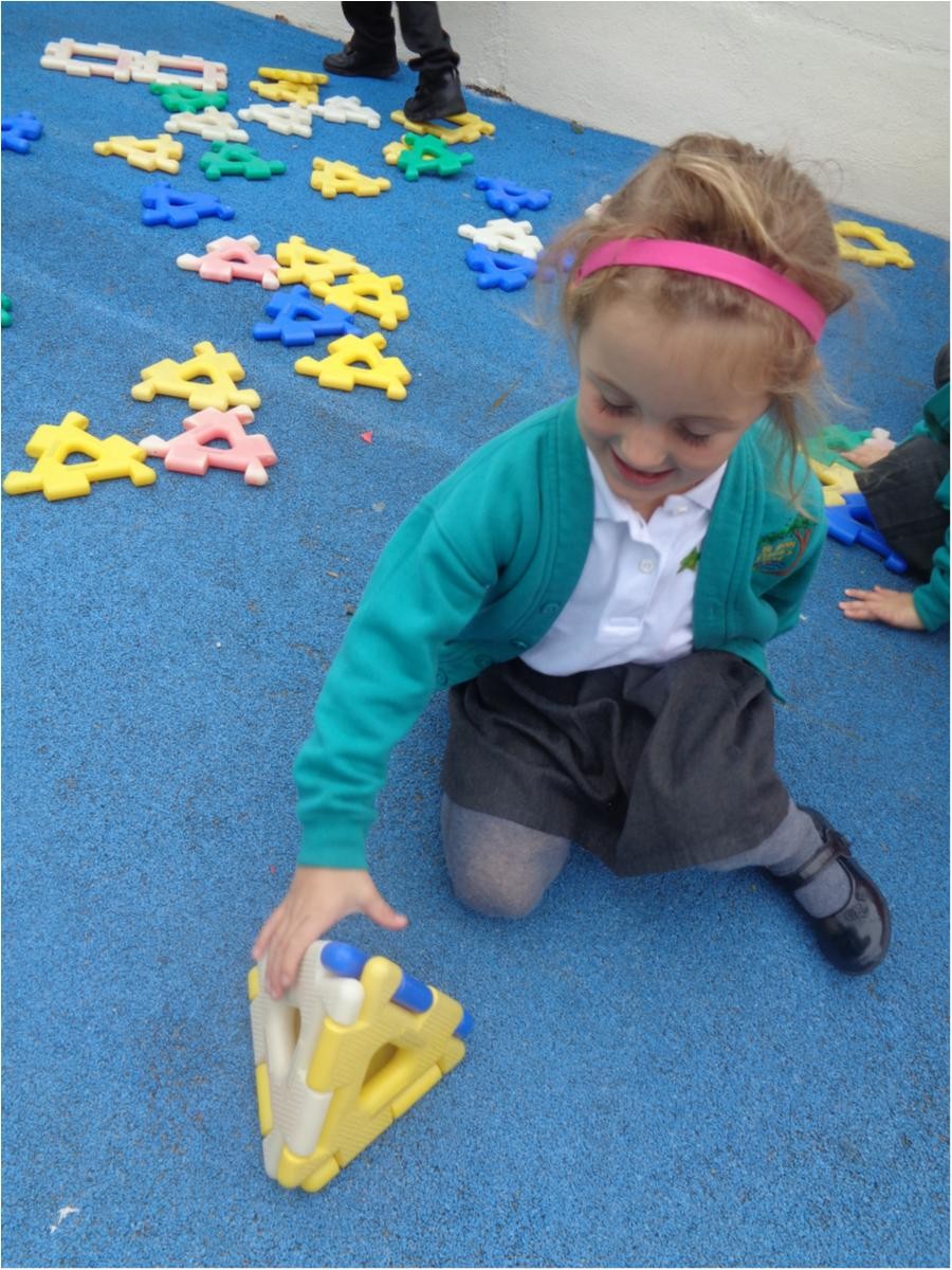 The waffles can be used to make all sorts of things. Lowena made a pyramid...