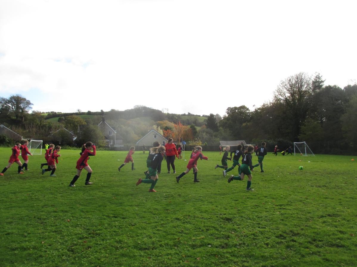 All of Fowey class competed in the Y5/6 football tournament with two other schools.