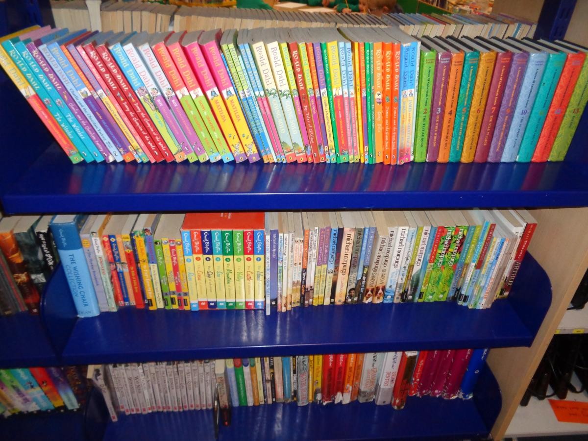 We have a wide selection of books for children to borrow. 