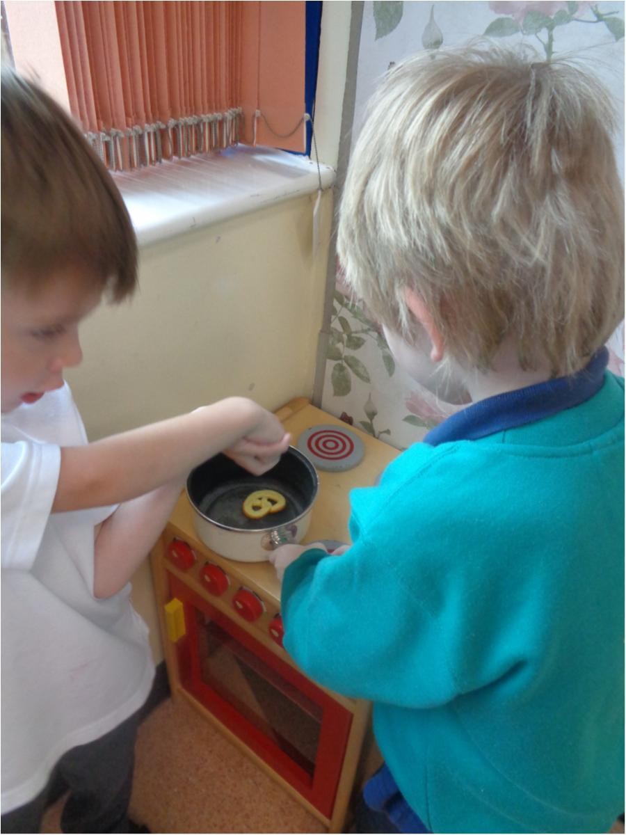 Mmm! I wonder what the boys are making for dinner.