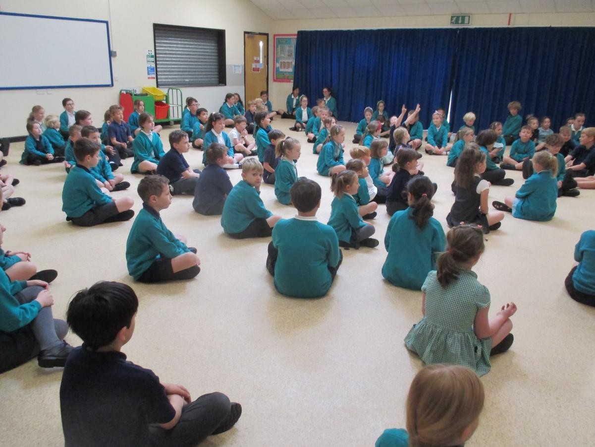 Mrs Gouge led a relaxation session.