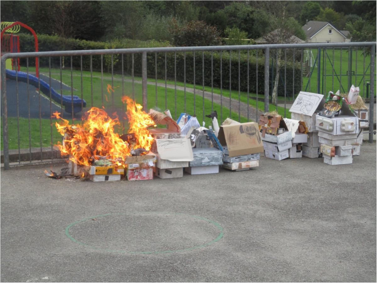 We learned how quickly fire can spread. 