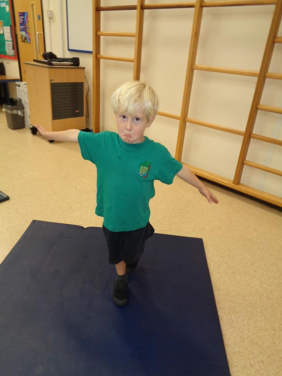 Rufus is an expert at balancing.