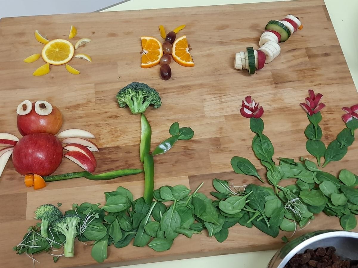 Healthy eating is encouraged throughout the school and nursery