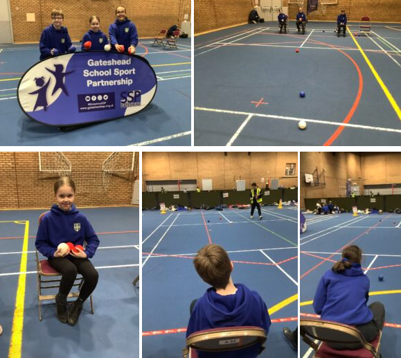 Year 5 and 6 Boccia team to participate in a competition at Gateshead Stadium