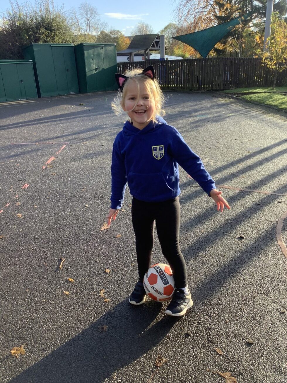 Reception Football fun