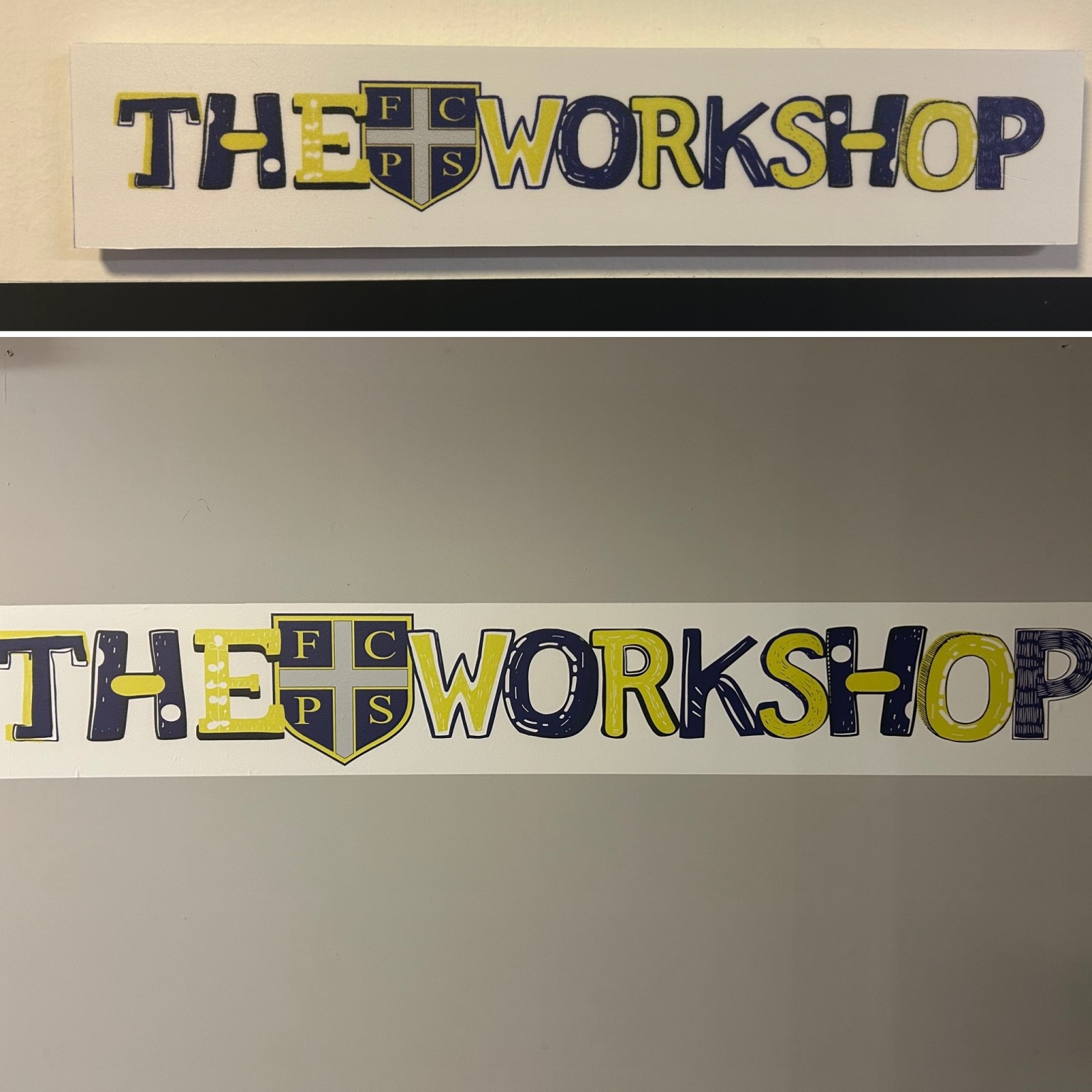 The Workshop signage