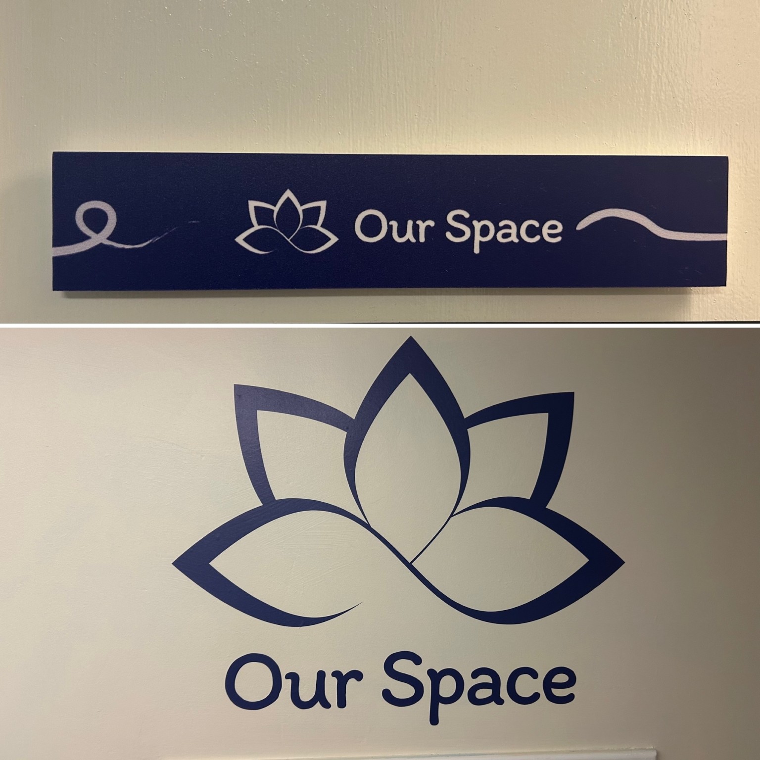 Our Space signage