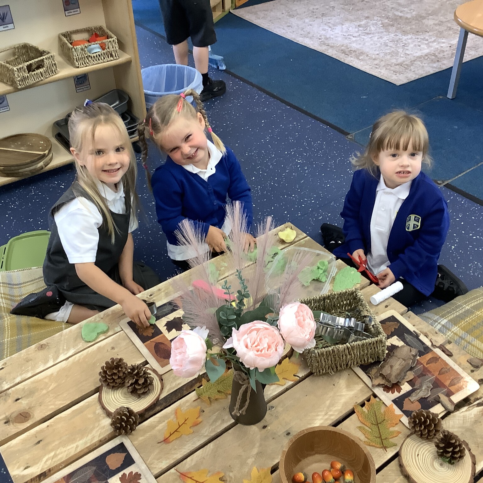 Our play dough area