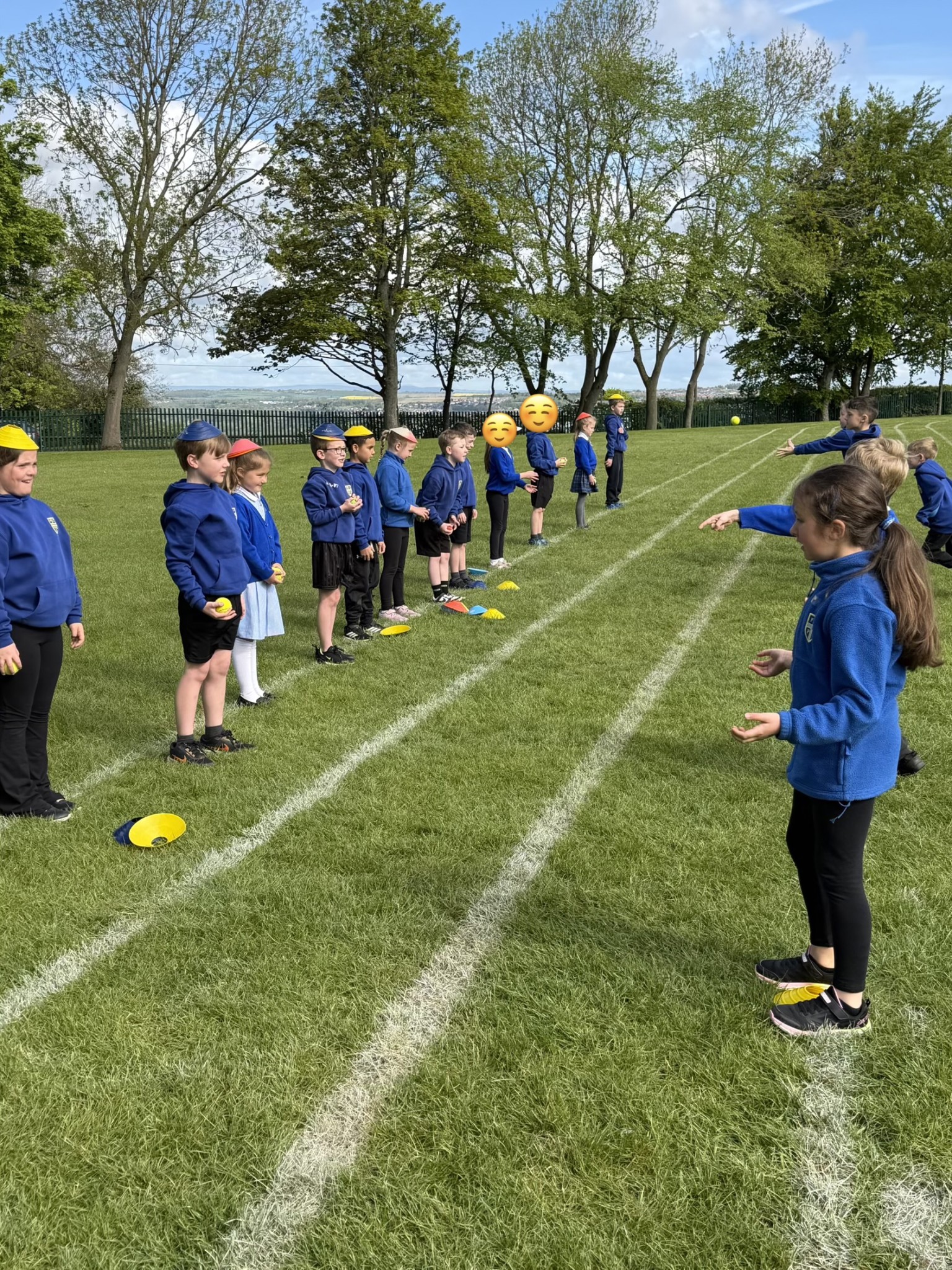 Throwing and catching skills.