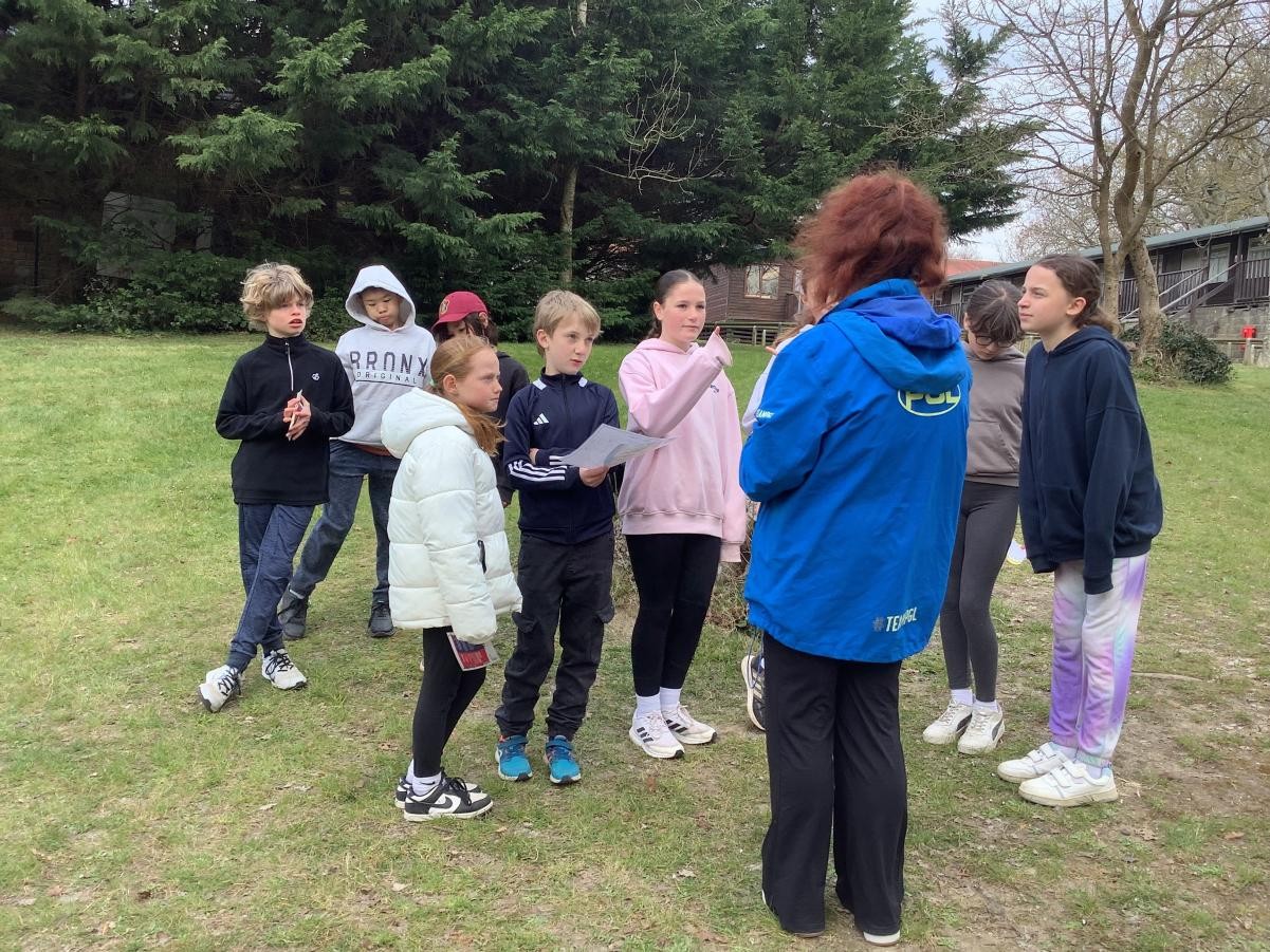 Pupils on residential