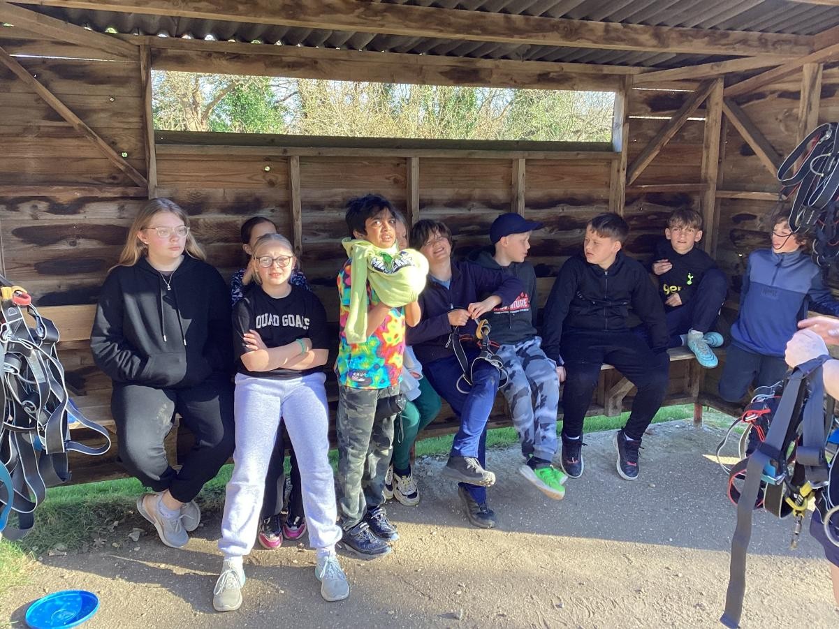 Pupils on residential