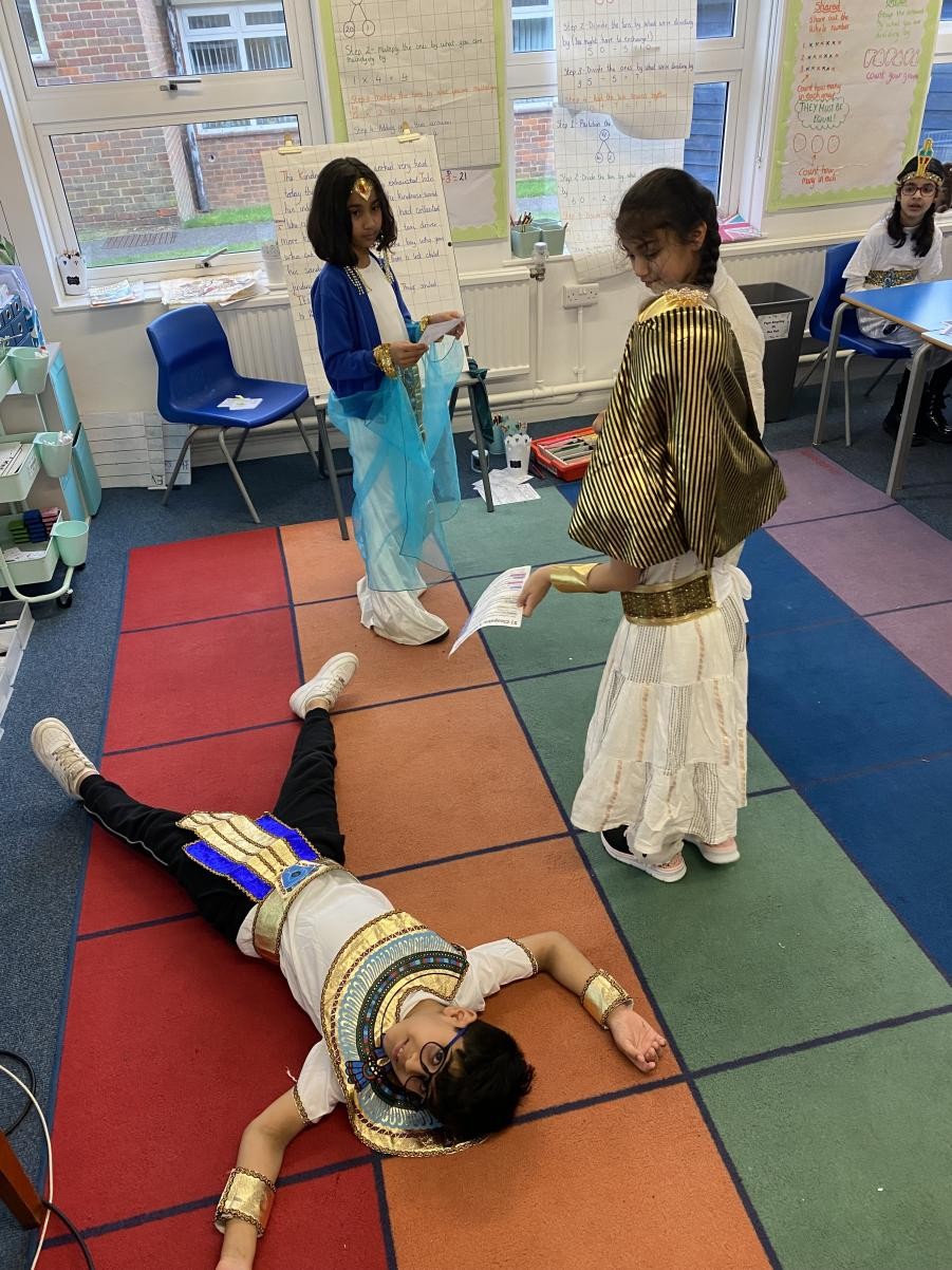 There was some quality acting as pharaohs
