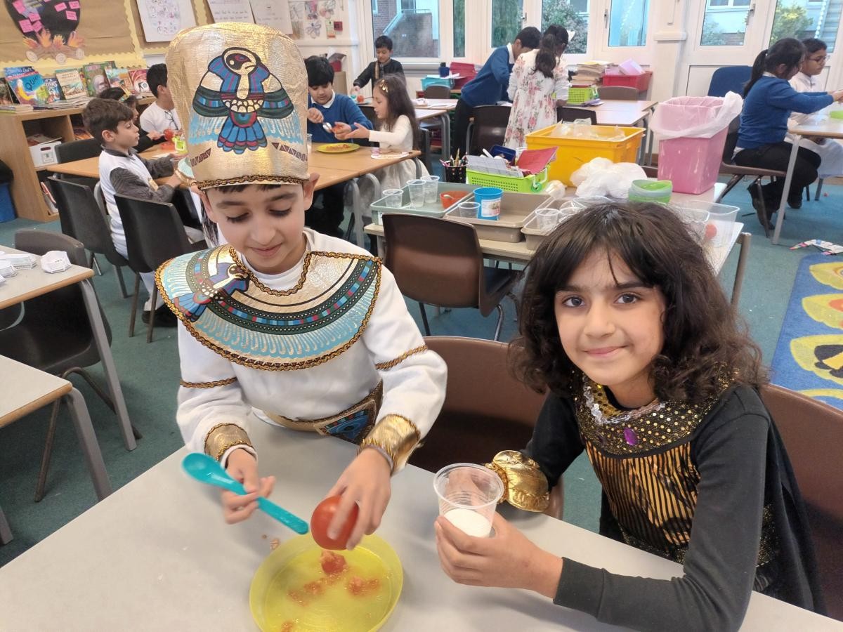 And we got into the finer details of mummification with tomatoes