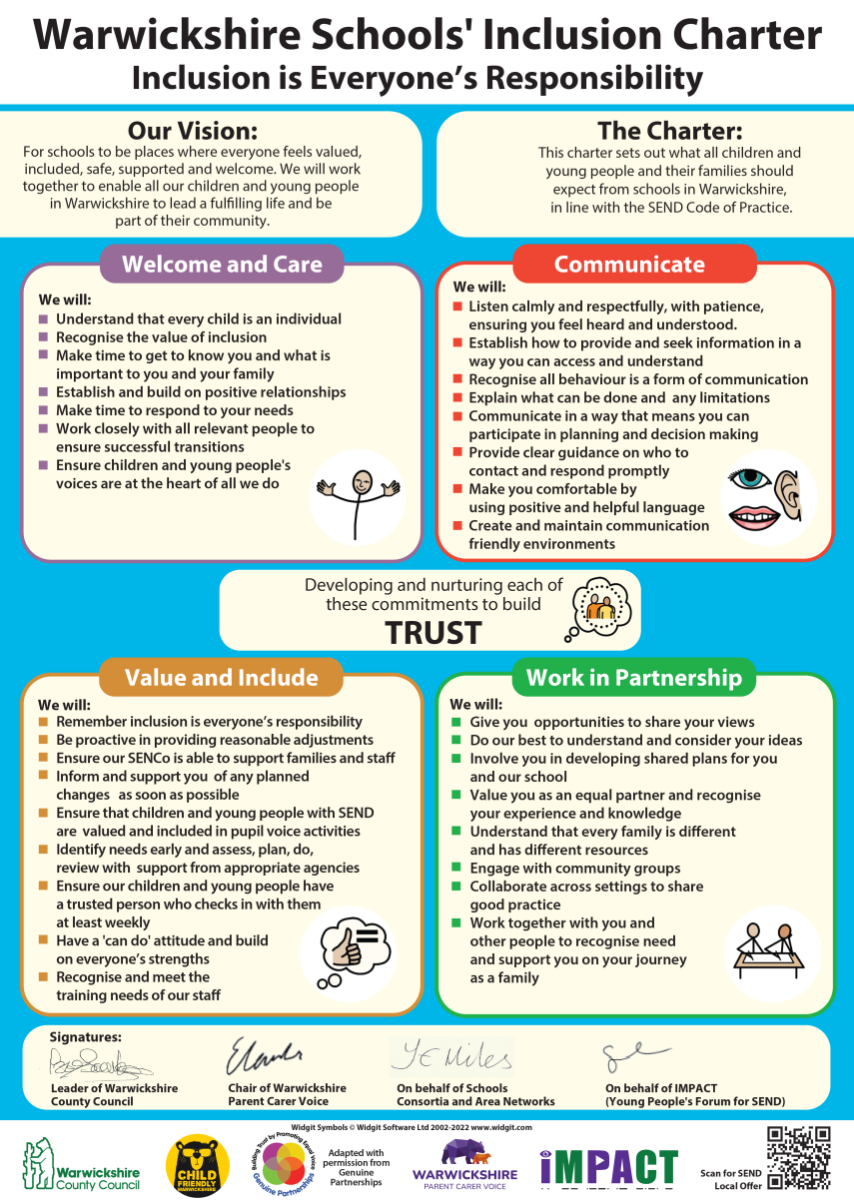 Warwickshire Inclusion Charter
