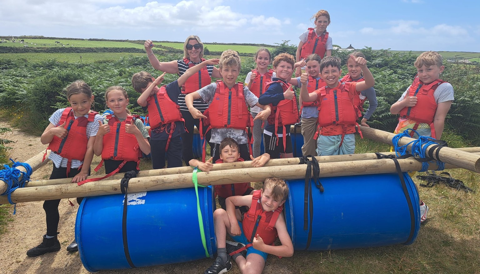 Raft building