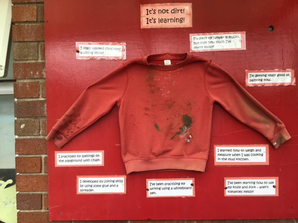 Childs sweater display