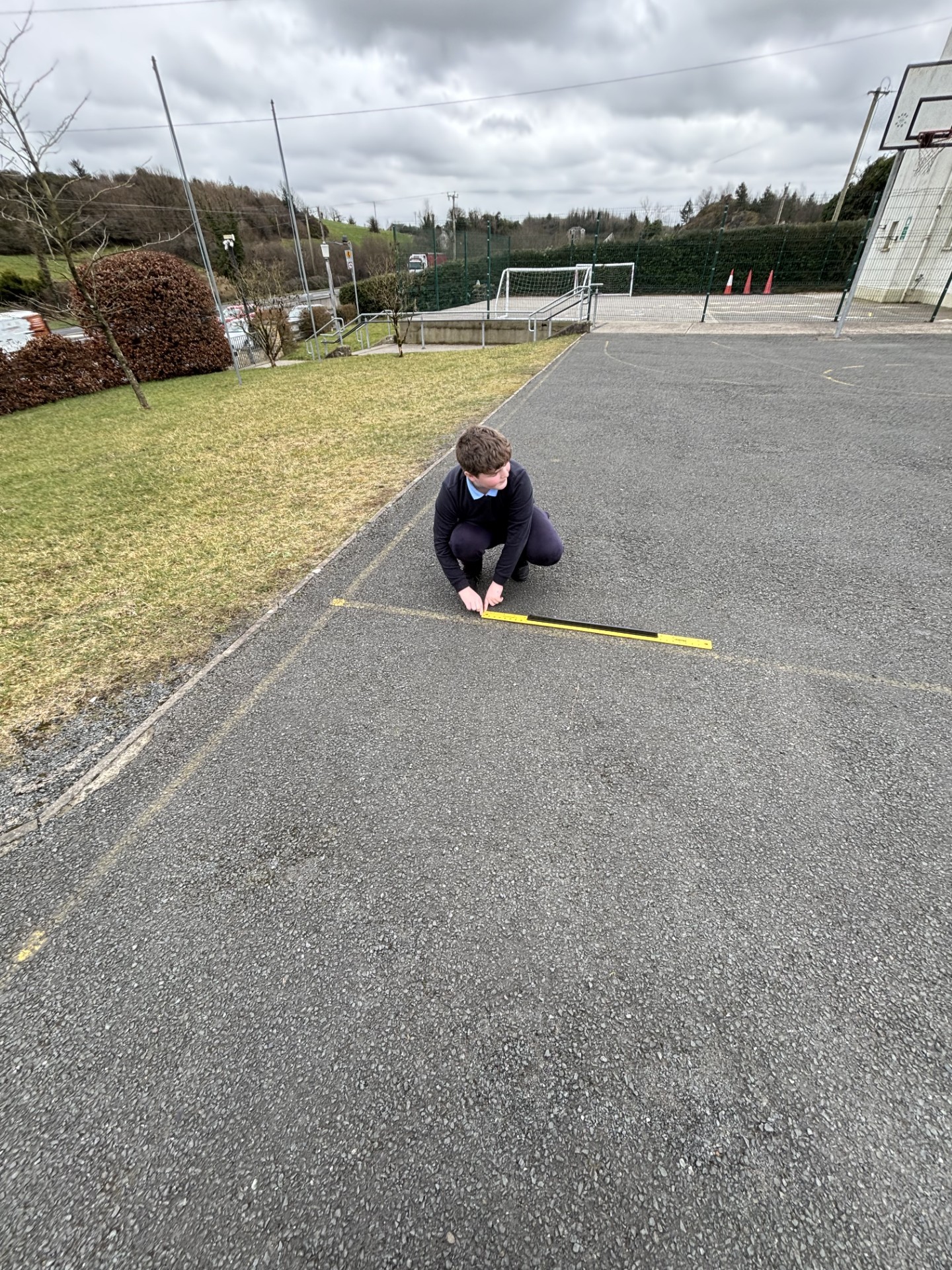 measuring outside