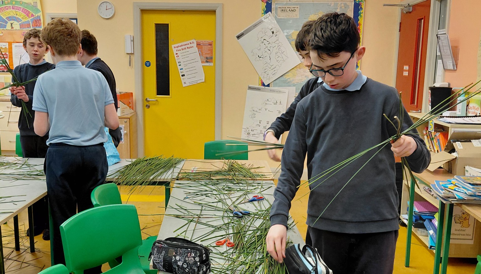 St Brigid's Cross Making 