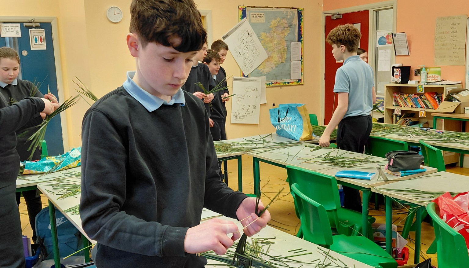 St Brigid's Cross Making 