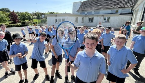 Congratulations to James who won the BJD tennis competition at the weekend - all his practice is paying off!  