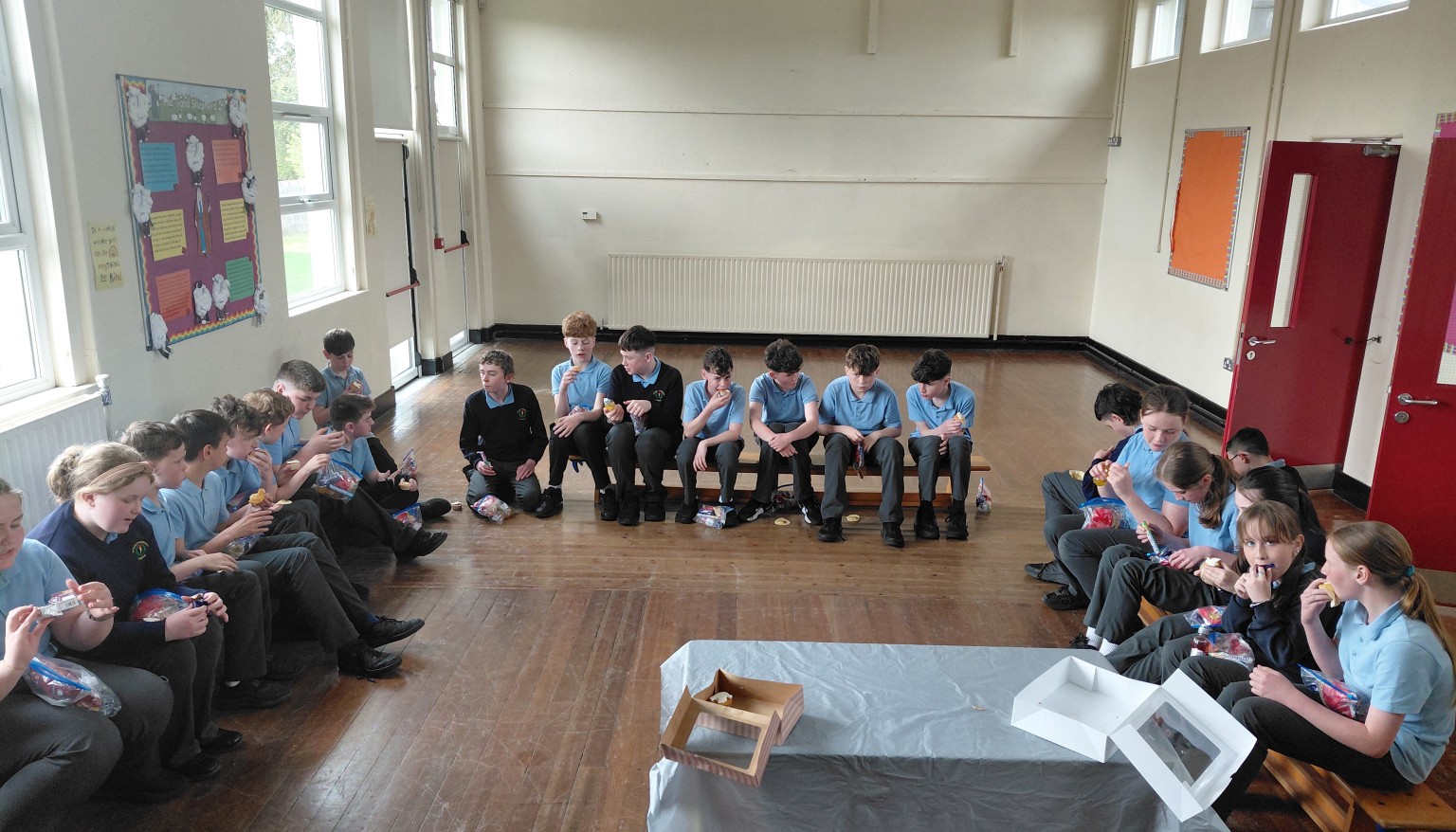 Thanks to the Parents Association for supplying goodies for the Confirmation party.