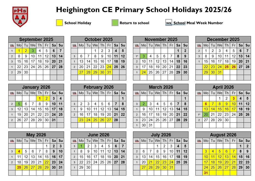 Holiday Dates