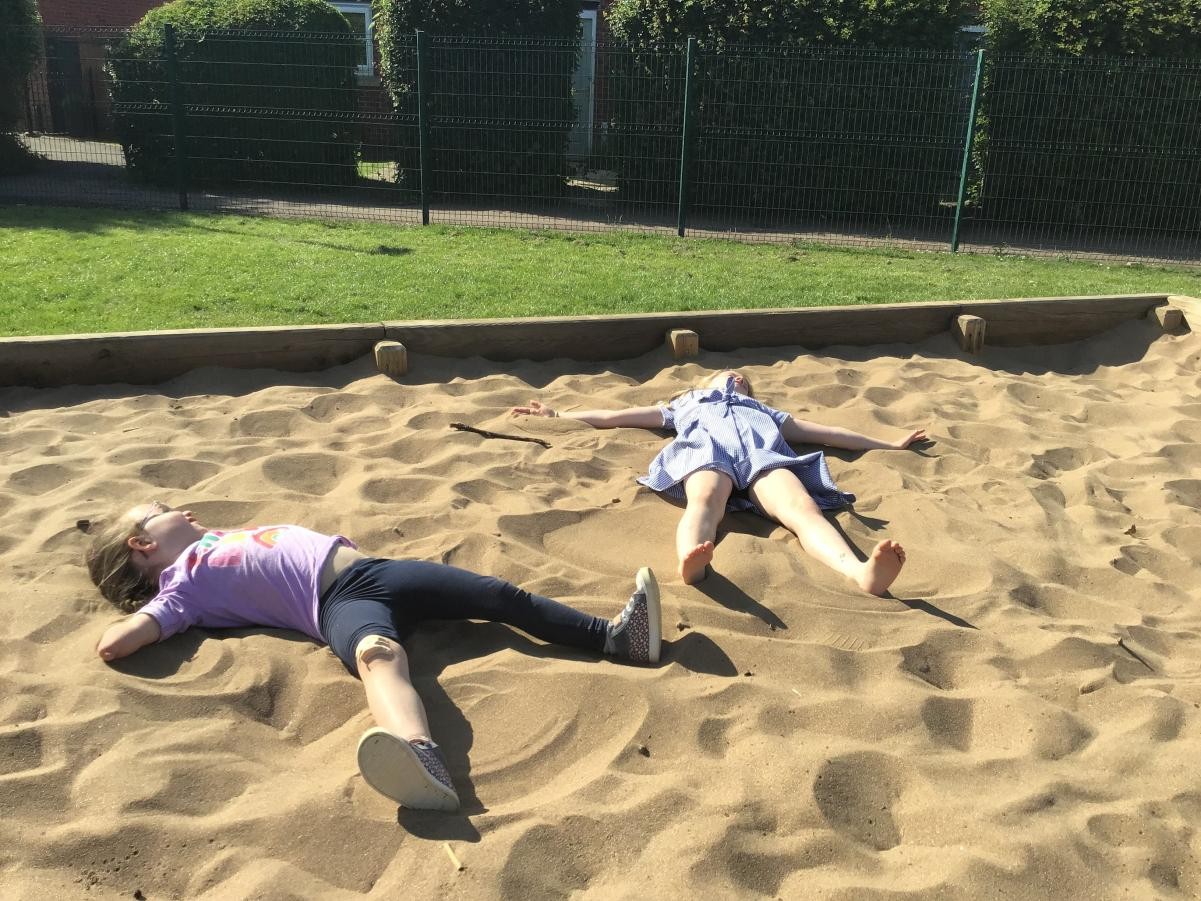 Children in sandpit