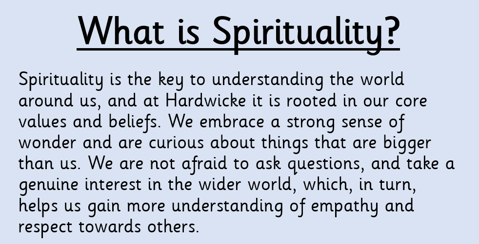 Our spiritual statement 