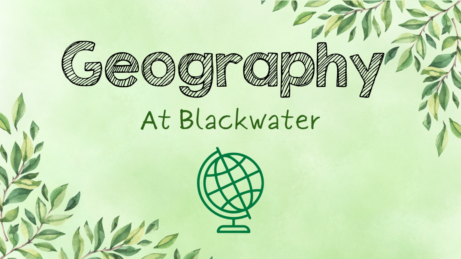 Geography Banner