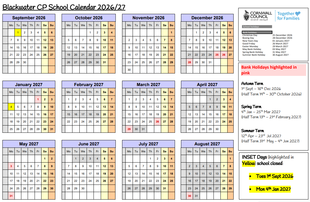 Term Dates