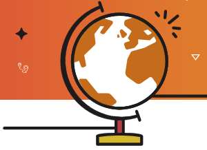 BBC Bitesize Geography globe logo