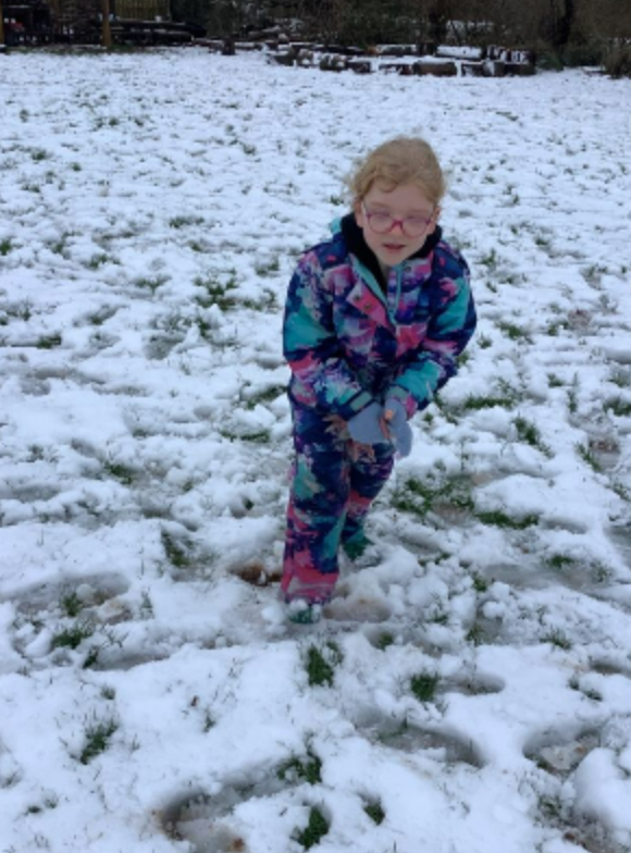 Enjoying winter weather