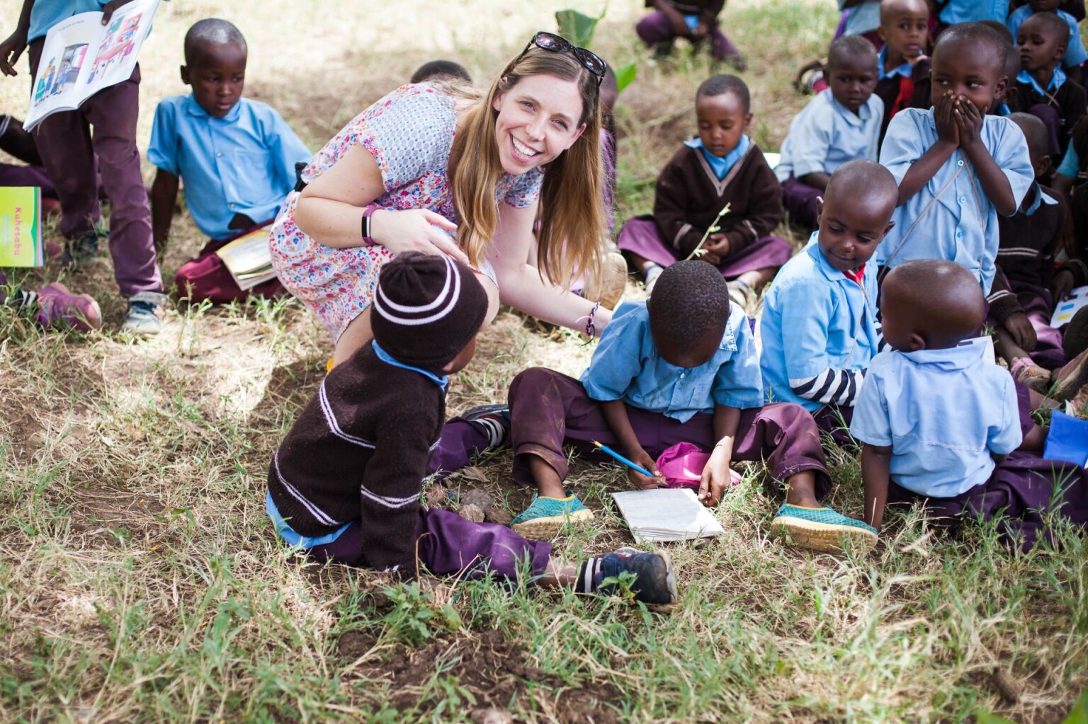 Pupisls at Manyire School, Tanzania