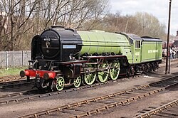 Train - green and black