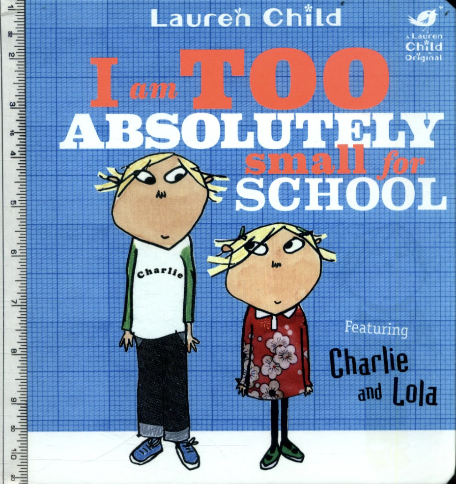 Book cover I am absolutely too small for school