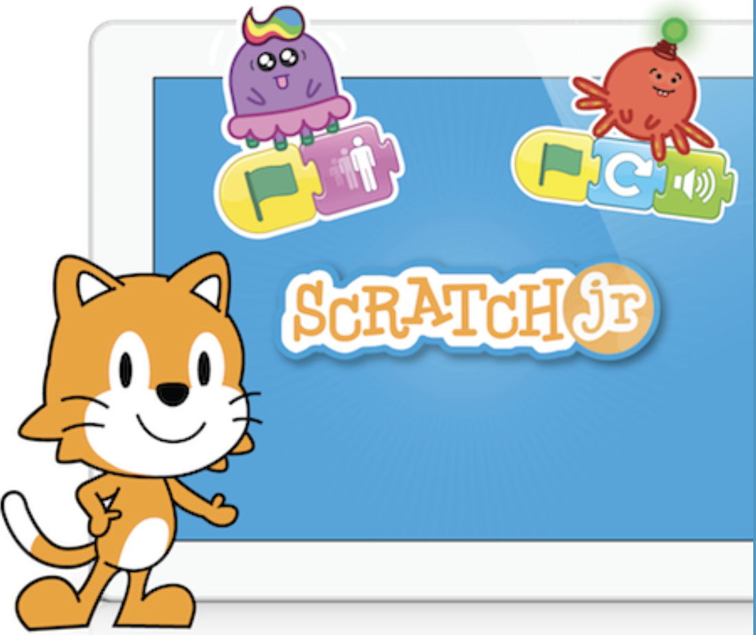 Scratch Jr Cartoon Cat logo