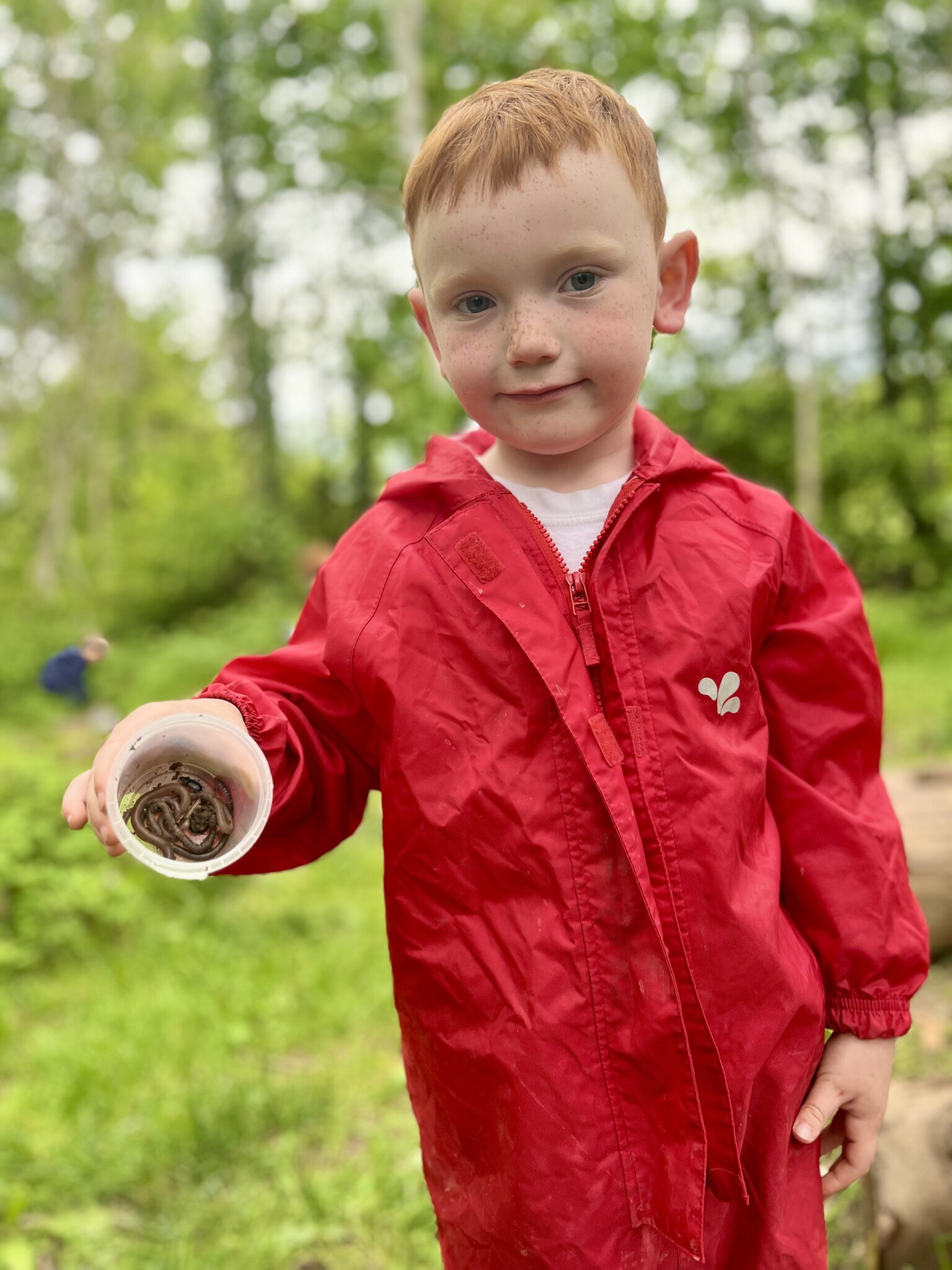Forest School Worm Collecting