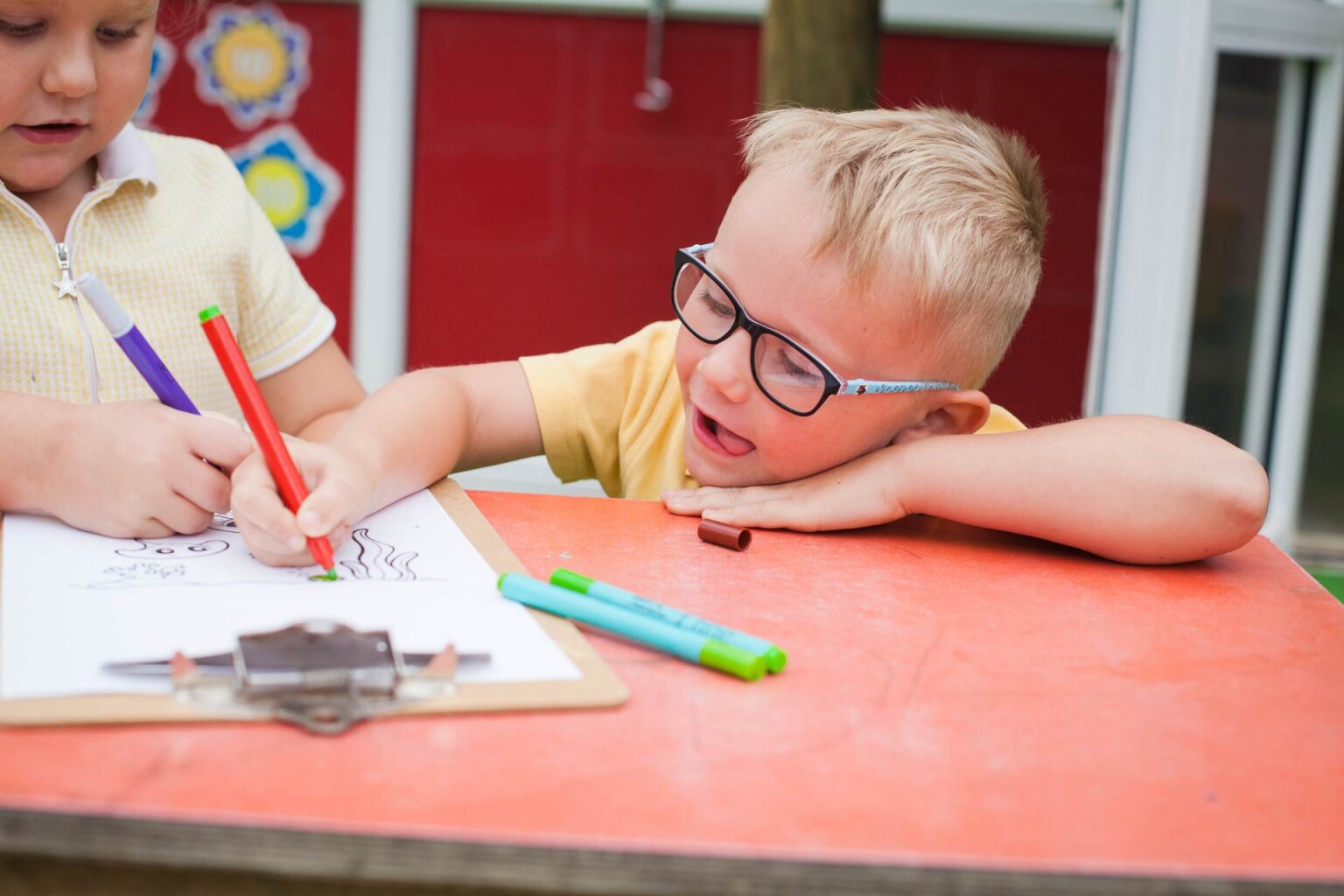 Pupil writing