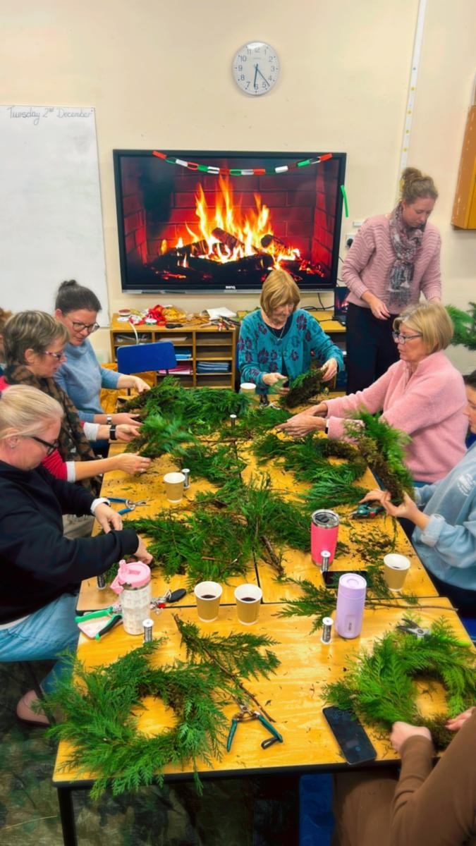 Christmas wreath-making workshop