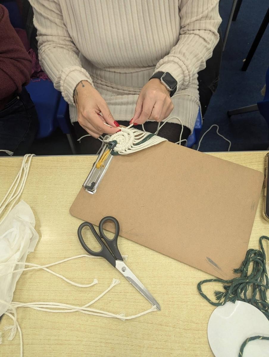 Christmas macramé workshop